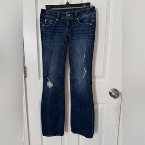 American Eagle Jeans Stretch Slim Boot Size 0 For Woman